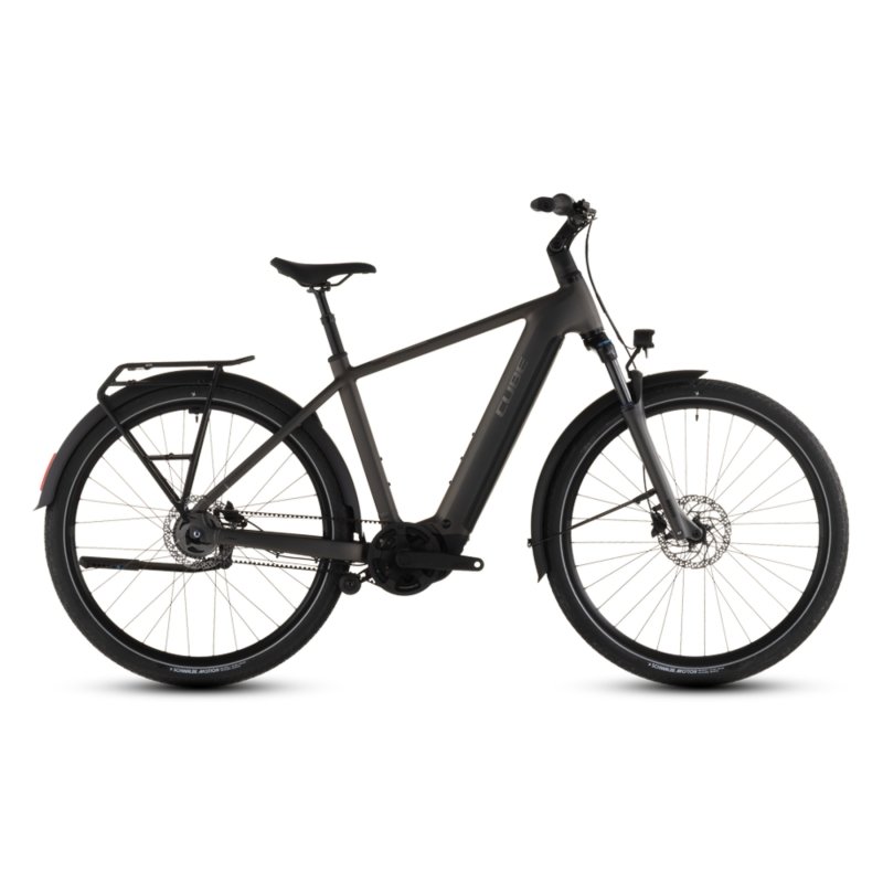 CUBE Touring Hybrid Comfort SLX 800 Electric Bike – Charcoal'n'Chrome