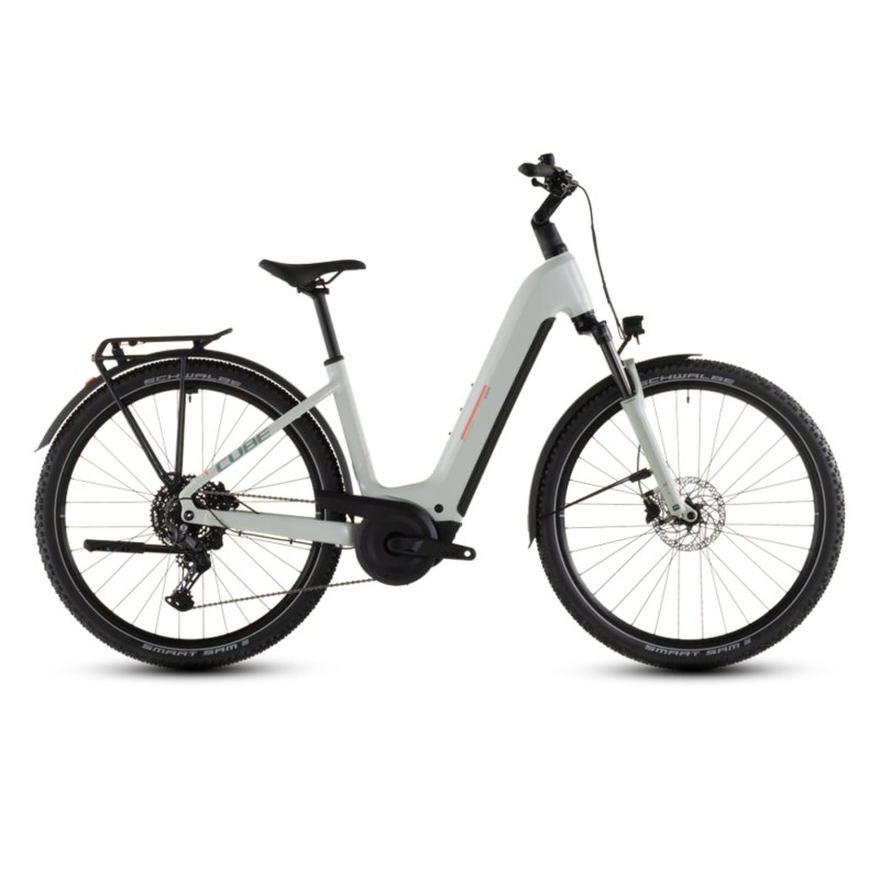 E-Bike CUBE Nuride Hybrid Performance 600 Easy Entry – Desertstone'n'Grey