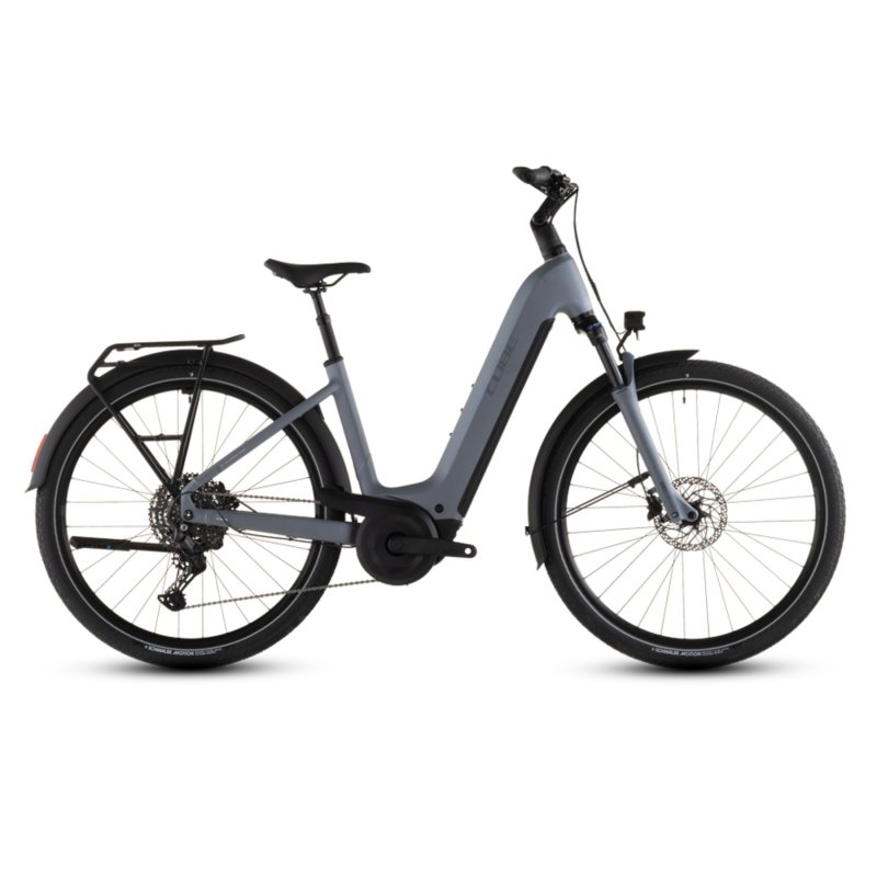CUBE Touring Hybrid Pro 800 Easy Entry Electric Bike – Pearlgrey’n’Grey