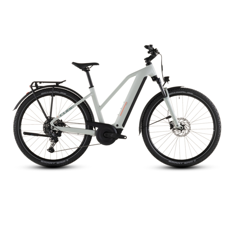 E-bike CUBE Nuride Hybrid Performance 600 Trapeze - Desertstone´n´grey